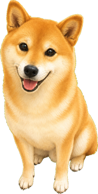 犬をリアルタッチにした見本